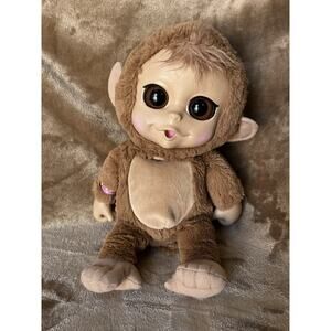 Jakks Pacific Animal Babies -Baby Monkey 2014- 12” Plush With Sounds